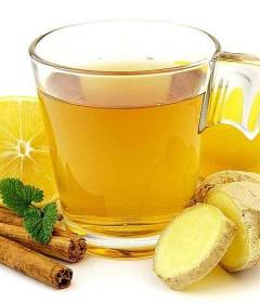 Имбирный чай с лимоном