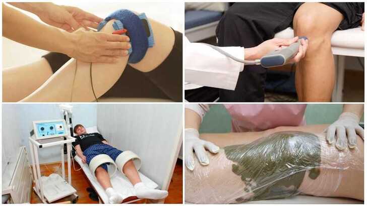 Физиотерапия при артрите колена