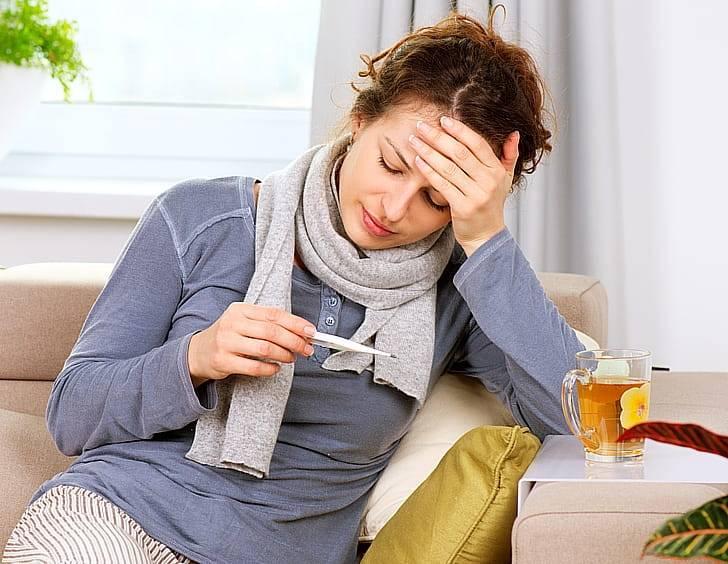 При первых признаках недомогания