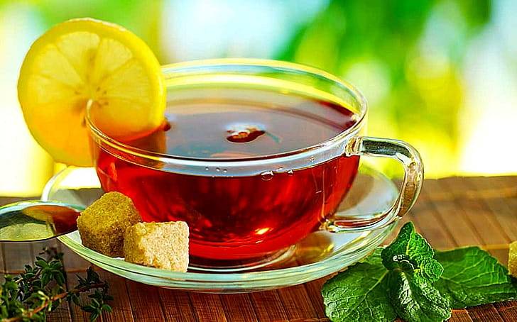 чай с лимоном