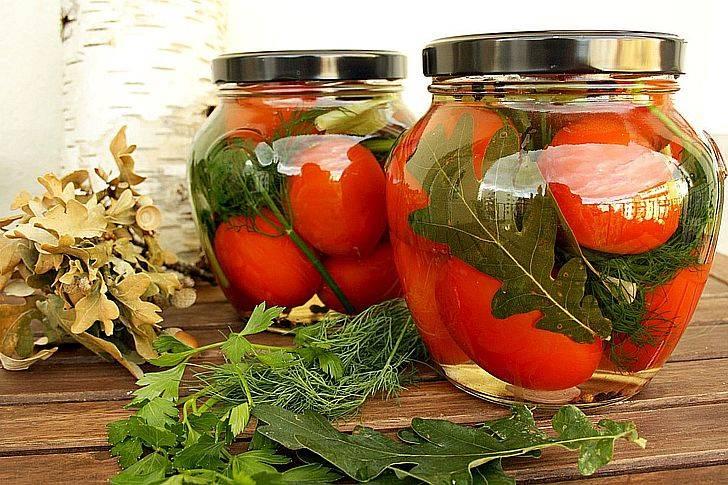 Консервированные, маринованные помидоры