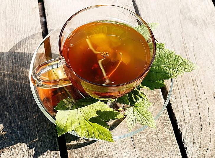 Чай из листьев малины