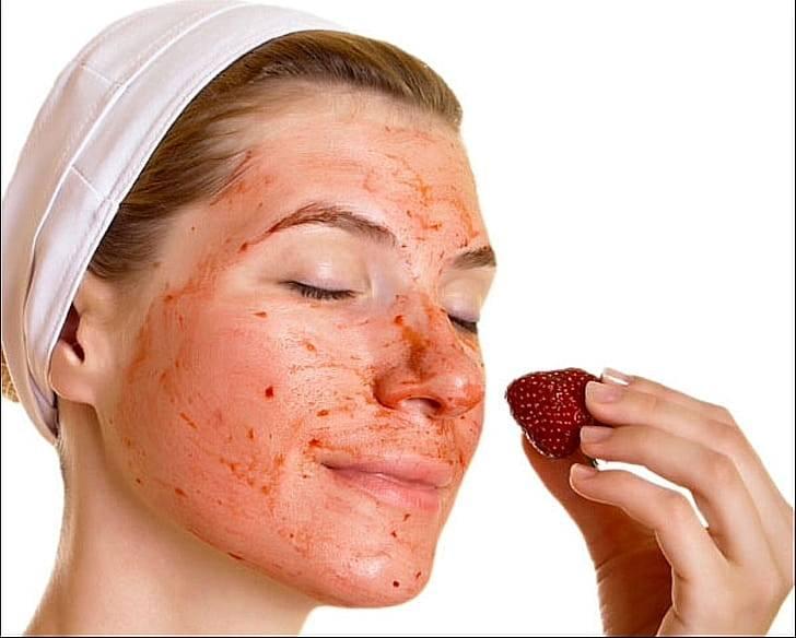 Клубника для лица