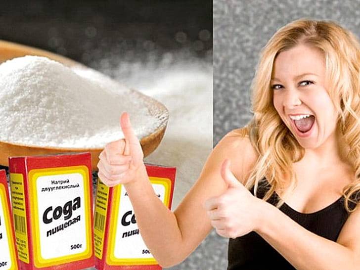 Девушка и пищевая сода