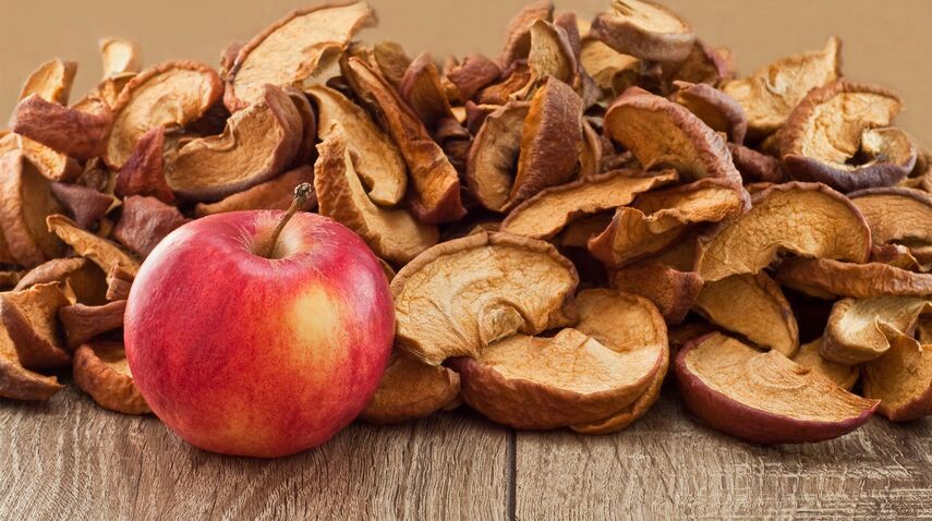 Польза сушёных яблок для здоровья