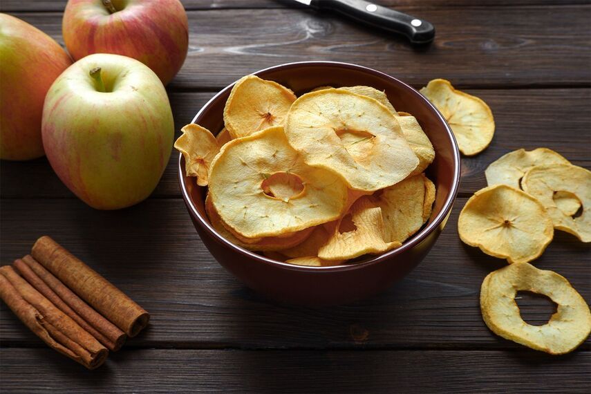 Сушёные яблоки в диетологии