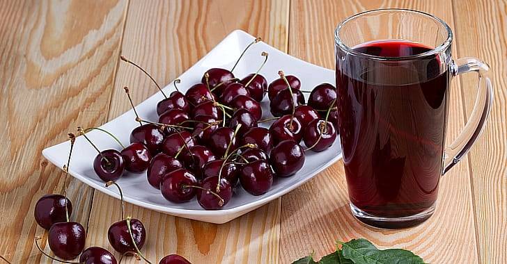 Состав и калорийность вишневого сока